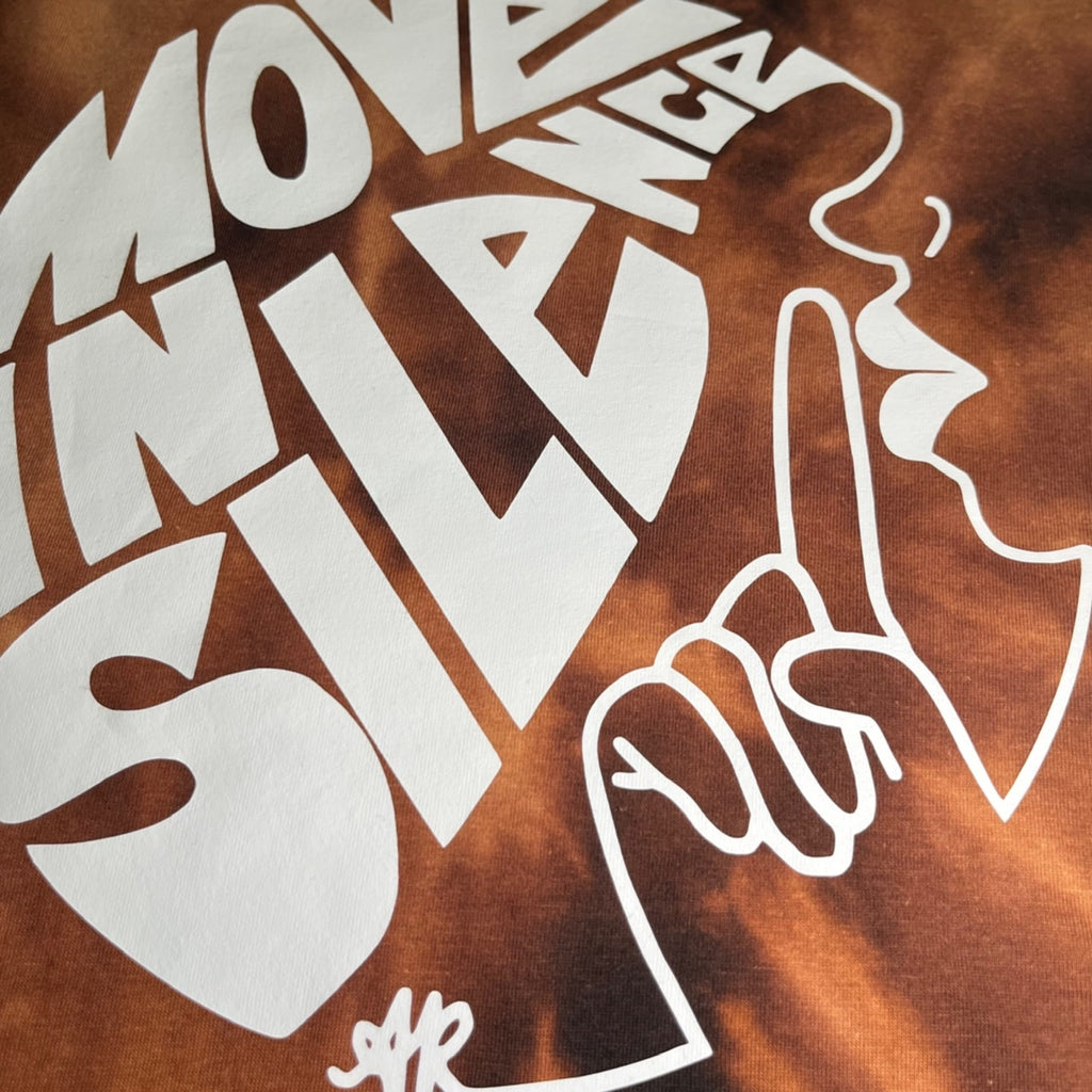 Move in Silence Tee (Bleach-Dyed)